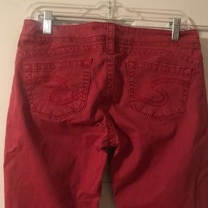 Silver Camden Rose Ankle Jeans Size 28